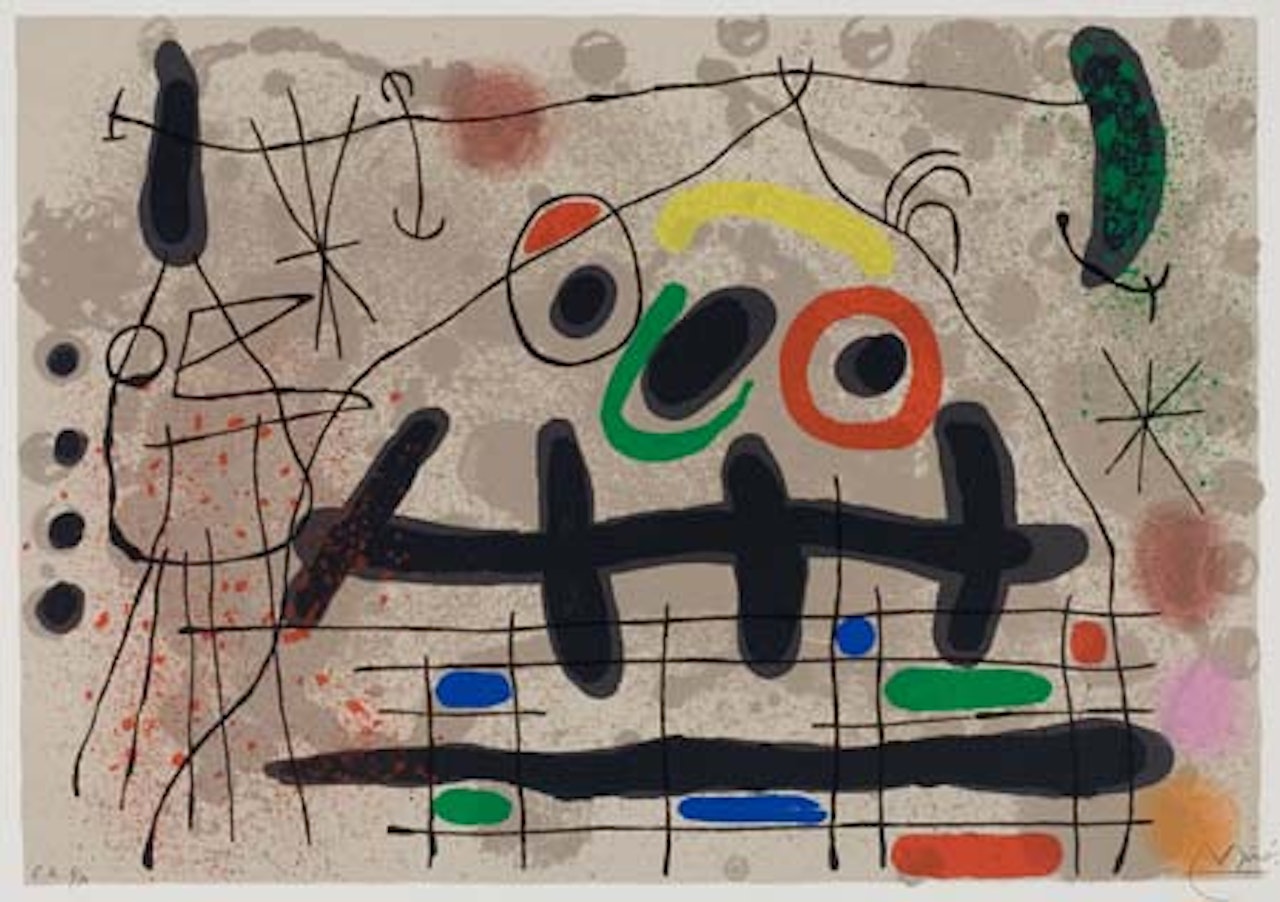Le Lézard aux Plumes d'Or by Joan Miró
