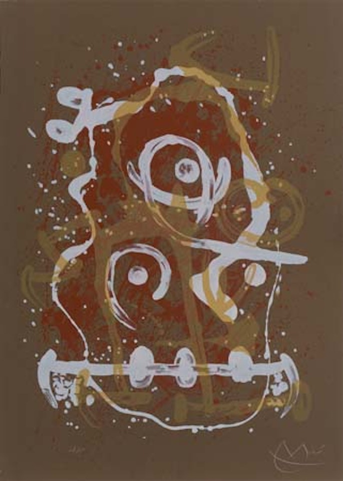 Horse-Ride, Brown by Joan Miró