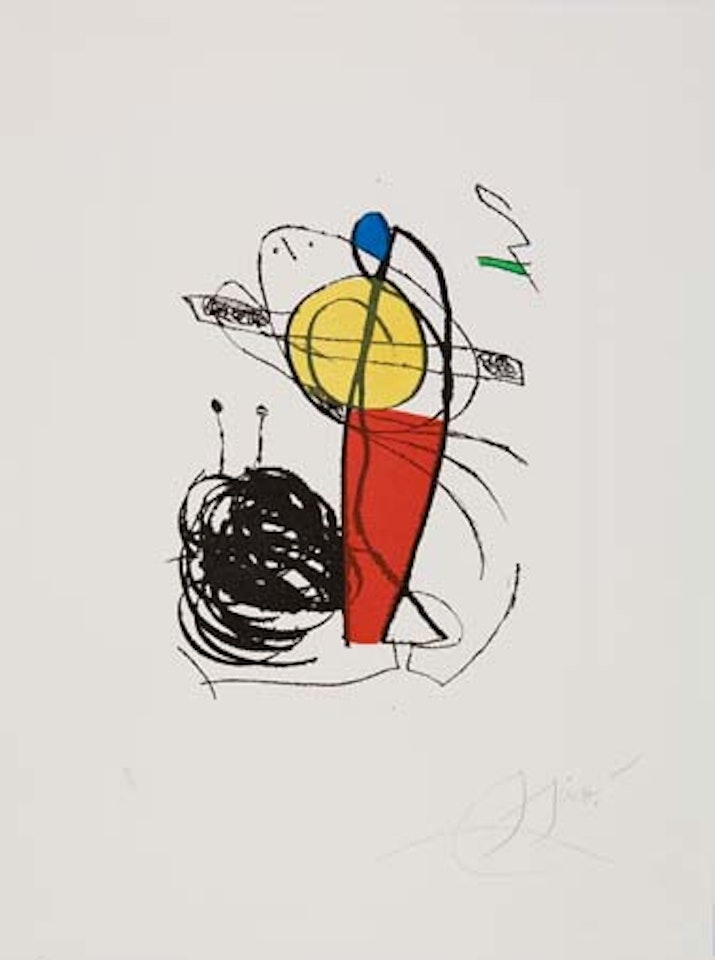 Chanteur des Rues I by Joan Miró