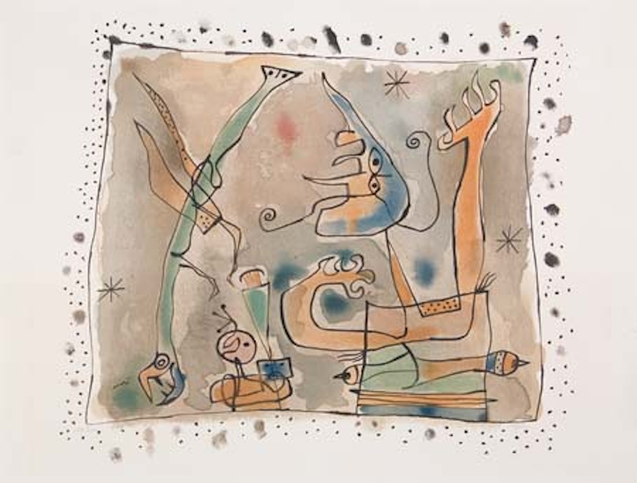 Après l'orage by Joan Miró