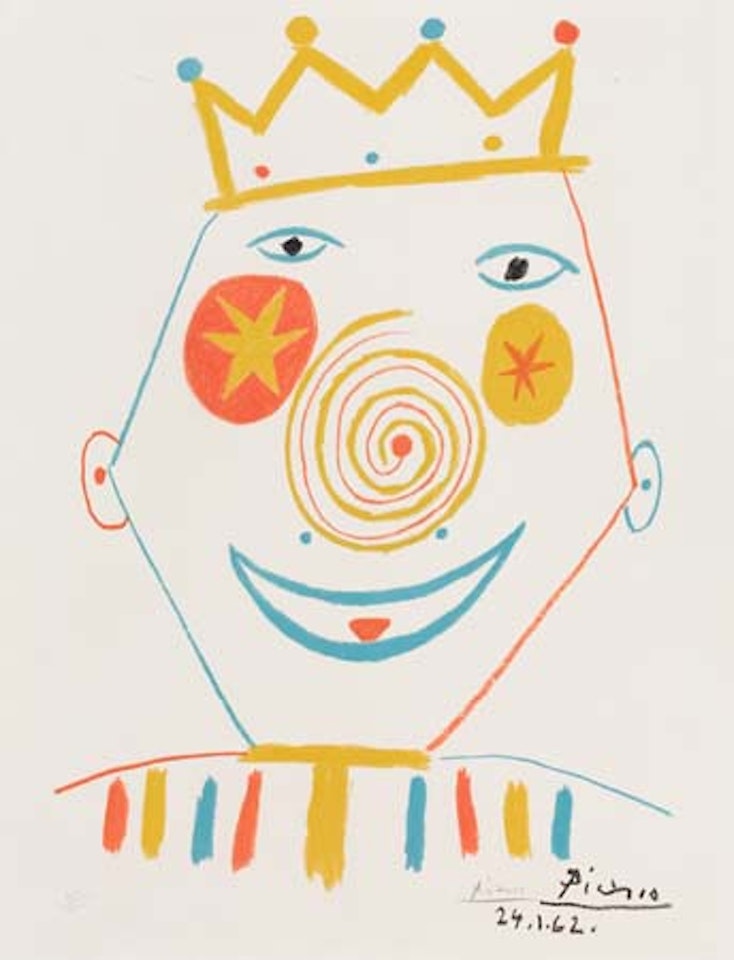 Le Clown by Pablo Picasso