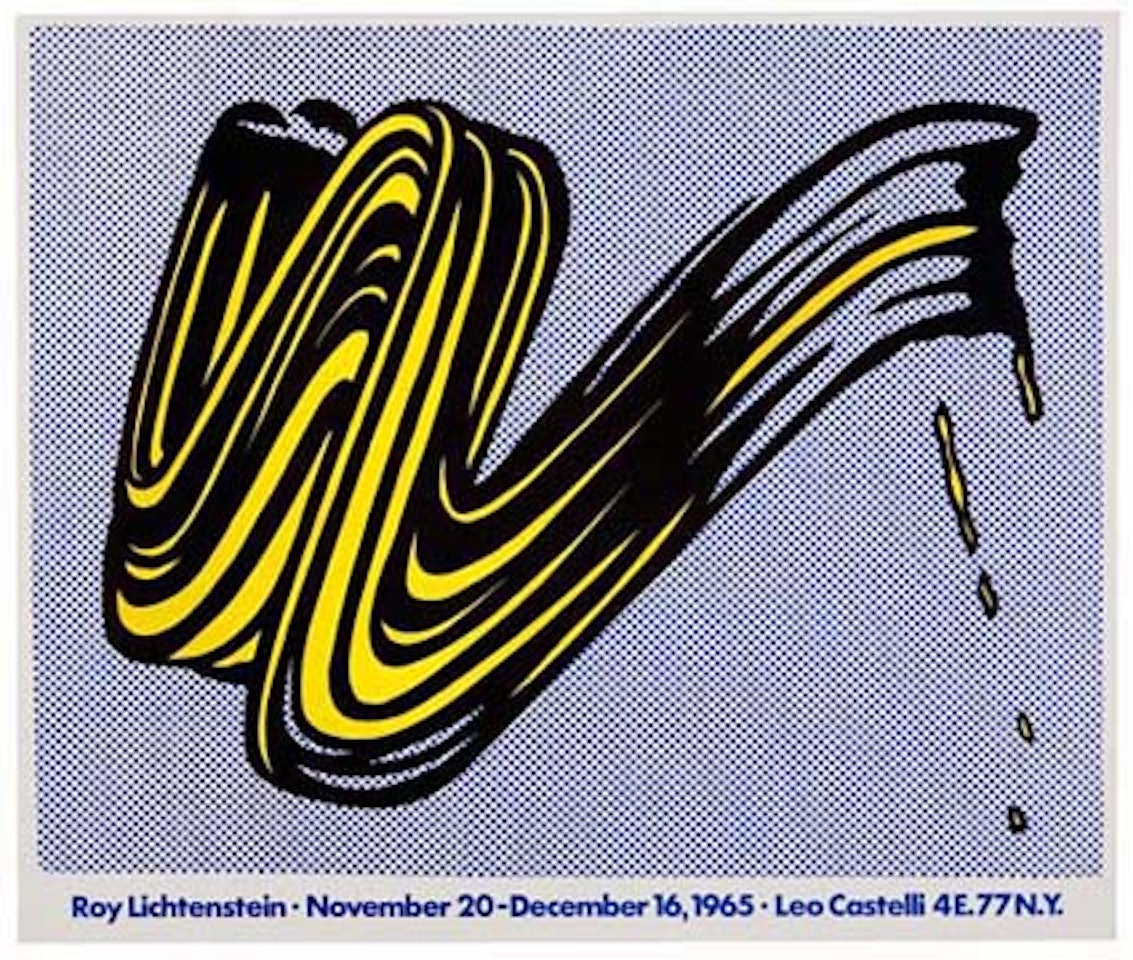 Brushstroke by Roy Lichtenstein