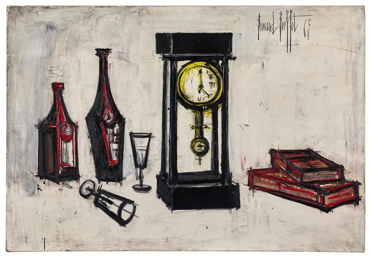 Nature morte à la pendule I by Bernard Buffet