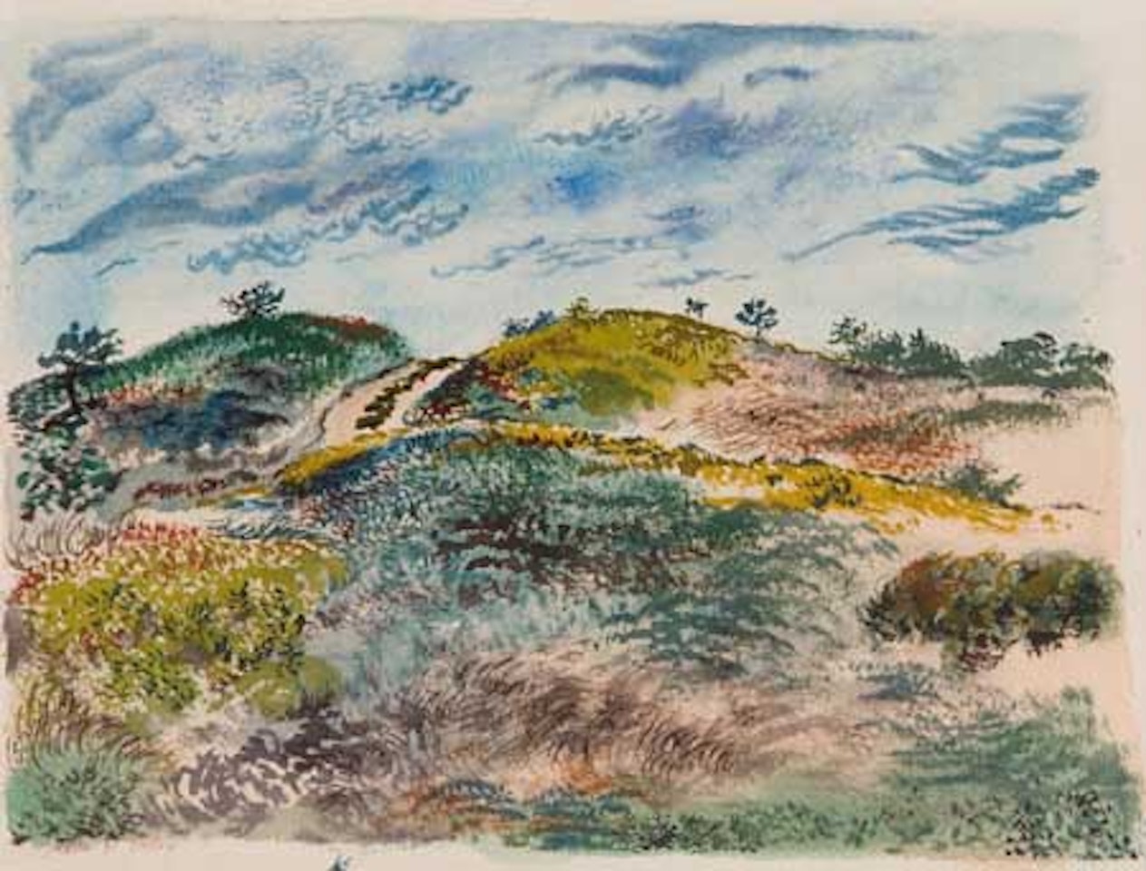 Truro, Cape Cod Landscape by George Grosz