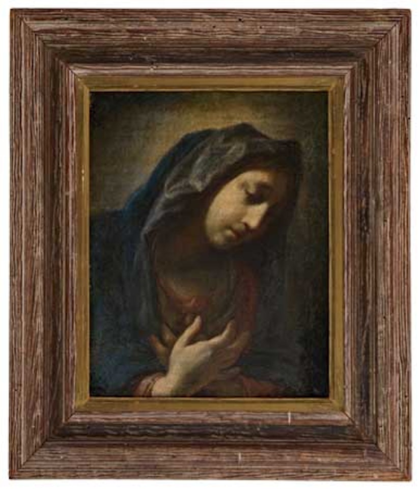 A Female Saint Praying by Italian School