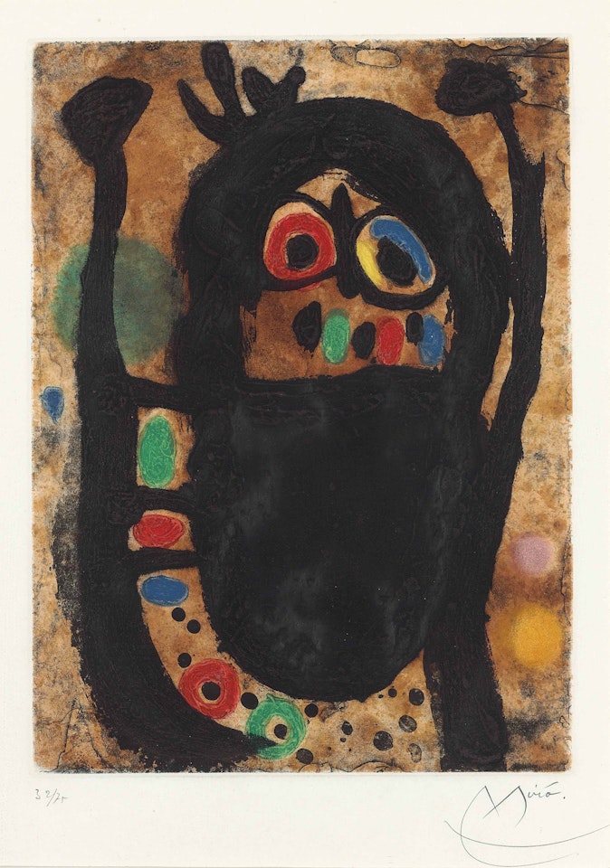 La Femme aux Bijoux by Joan Miró
