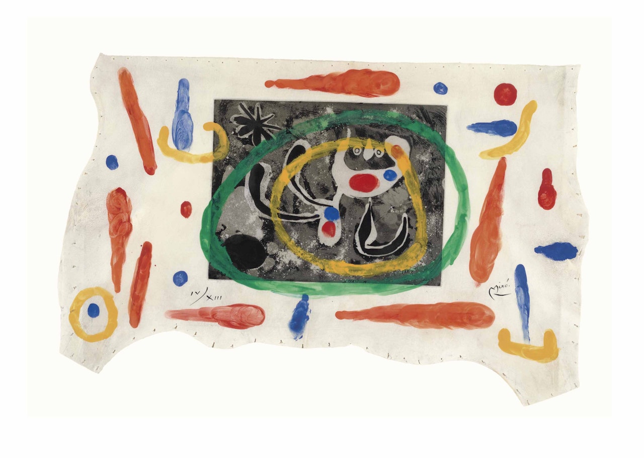 Serie III : one plate by Joan Miró