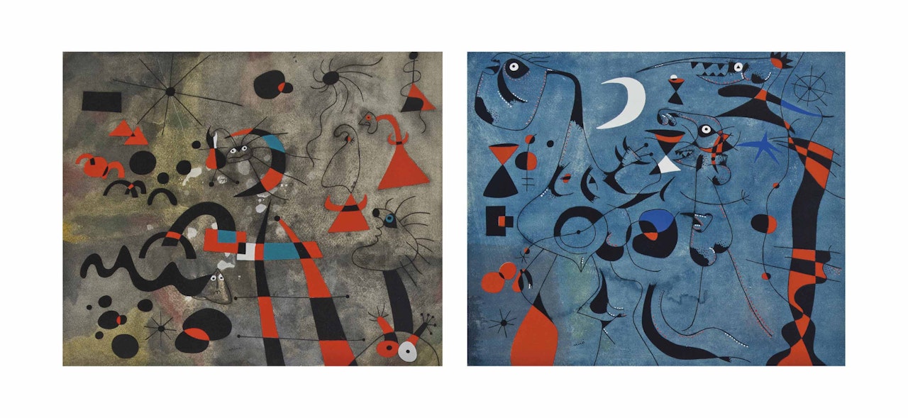 André Breton, Constellations , Pierre Matisse Gallery, New York by Joan Miró