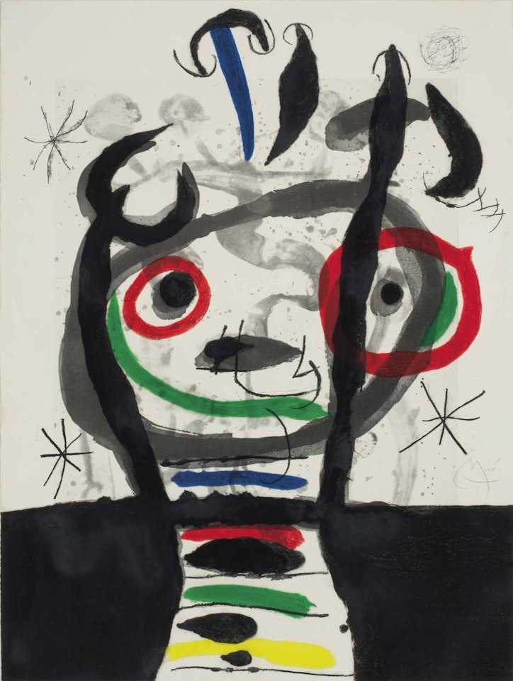 Le grand socier by Joan Miró