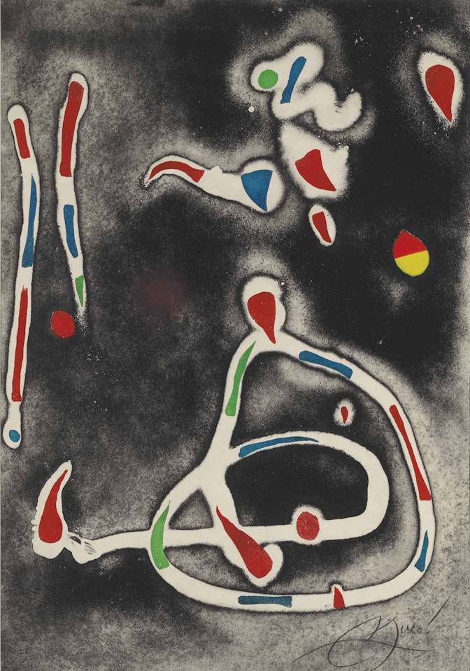 La Traca II by Joan Miró
