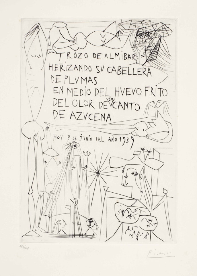 Rafael Alberti, El Entierro del conde de orgaz , Gustavo Gili, Ediciones de la Cometa, Barcelona by Pablo Picasso