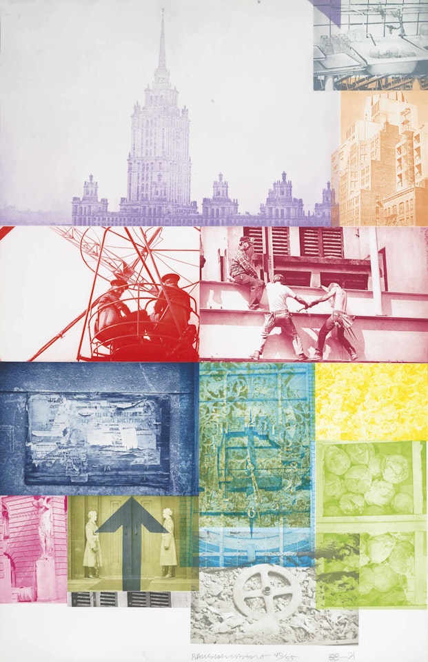 Soviet/American Array VII by Robert Rauschenberg