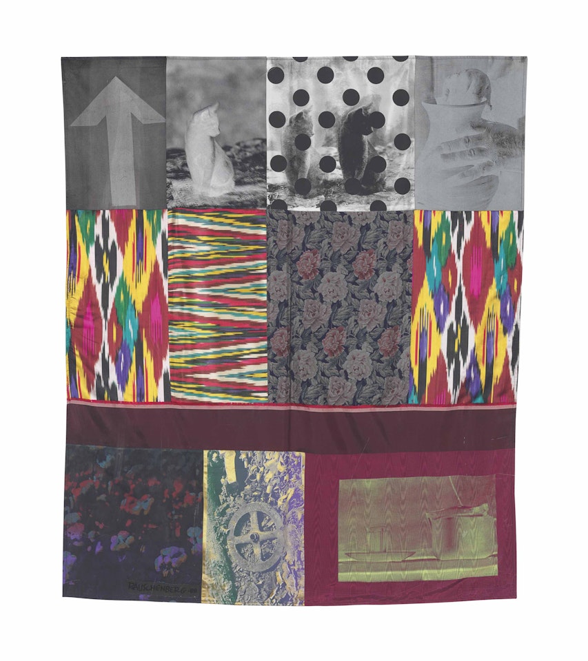 Samarkand Stitches V by Robert Rauschenberg