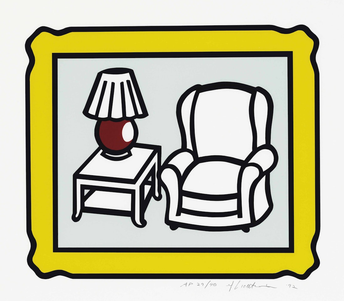 Red Lamp by Roy Lichtenstein