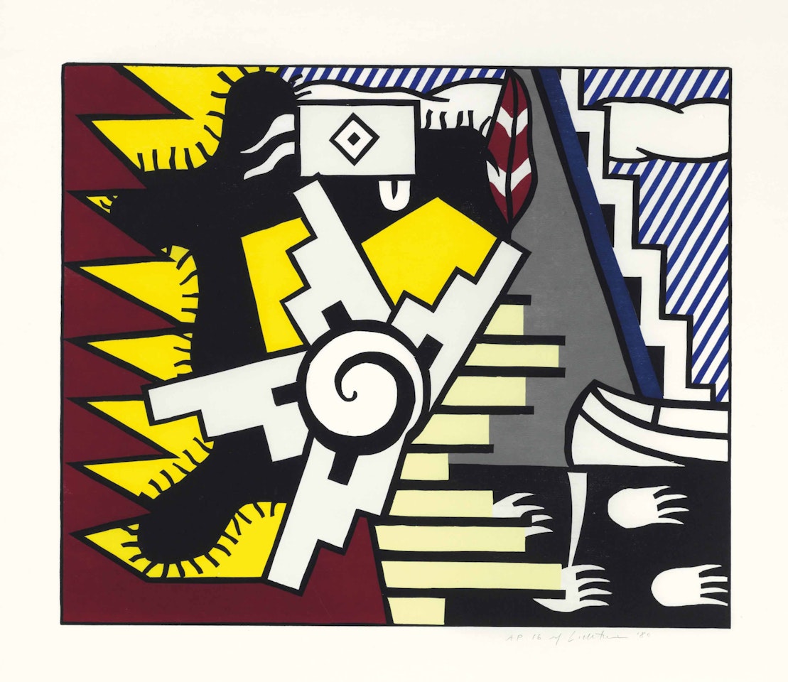 American Indian Theme II, from American Indian Theme by Roy Lichtenstein