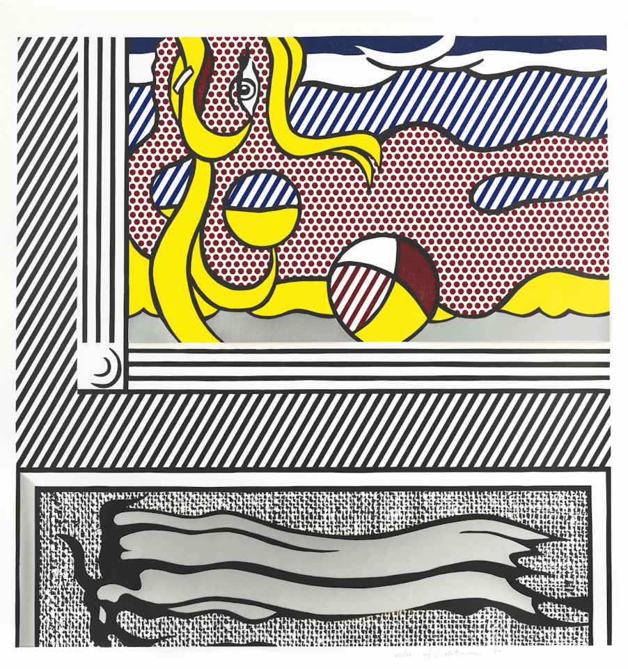 Two Paintings: Beach Ball, from Paintings by Roy Lichtenstein