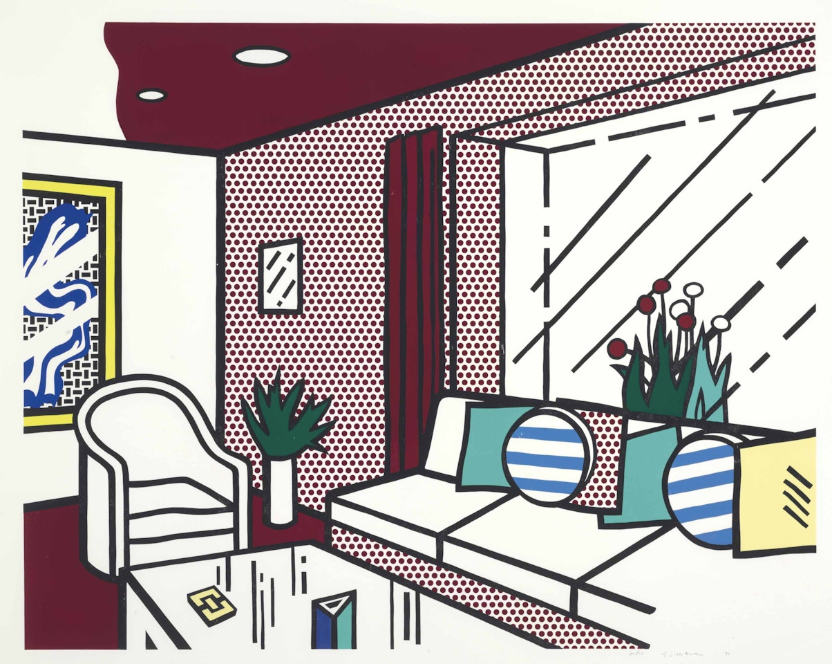 The Living Room, from Interior Series by Roy Lichtenstein