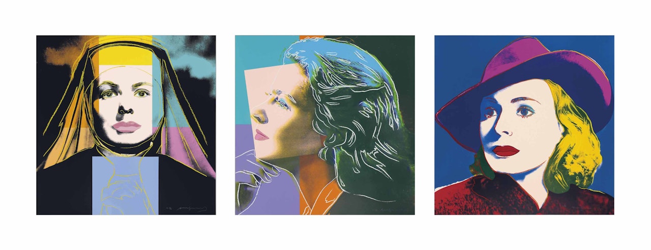 Ingrid Bergman by Andy Warhol