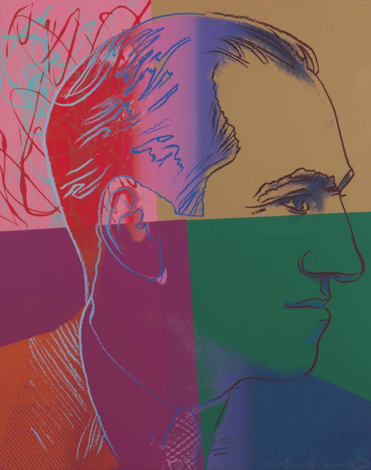 George Gerswhin, from Ten Portraits of Jews of the Twentieth Century by Andy Warhol