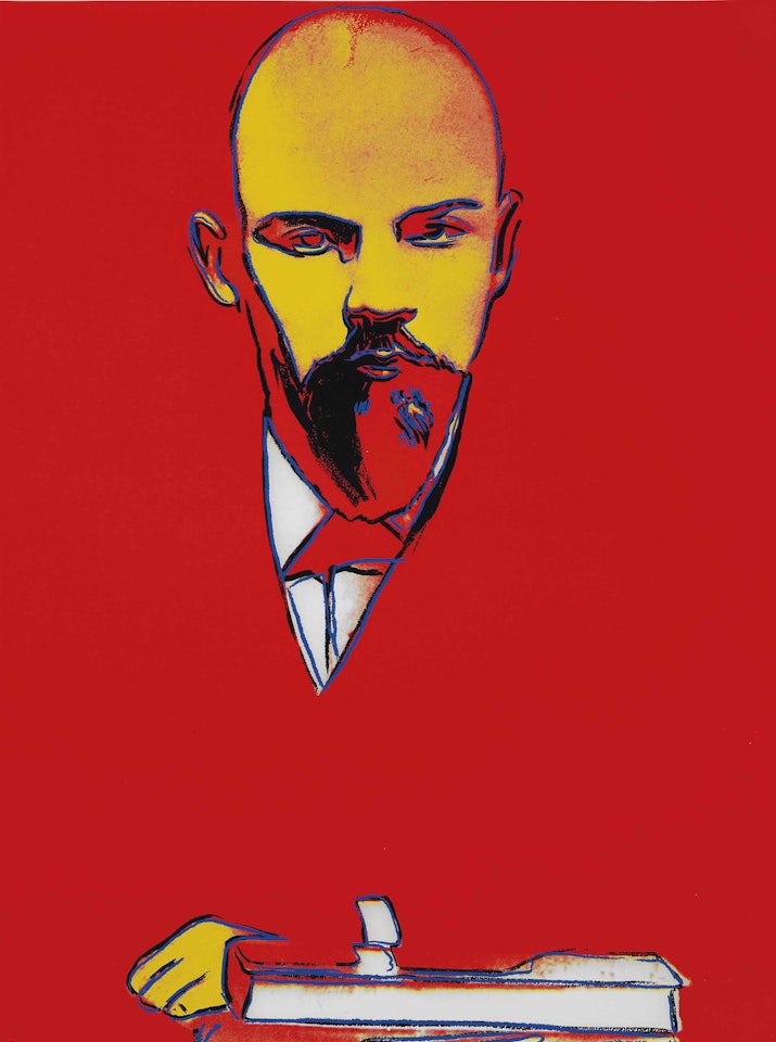 Red Lenin by Andy Warhol