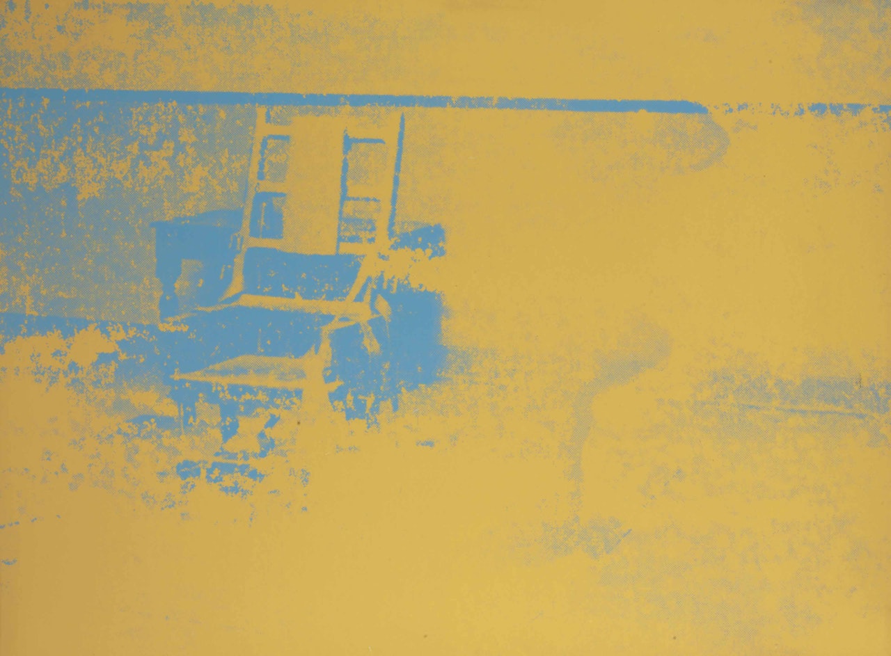 Electric Chair : one print by Andy Warhol