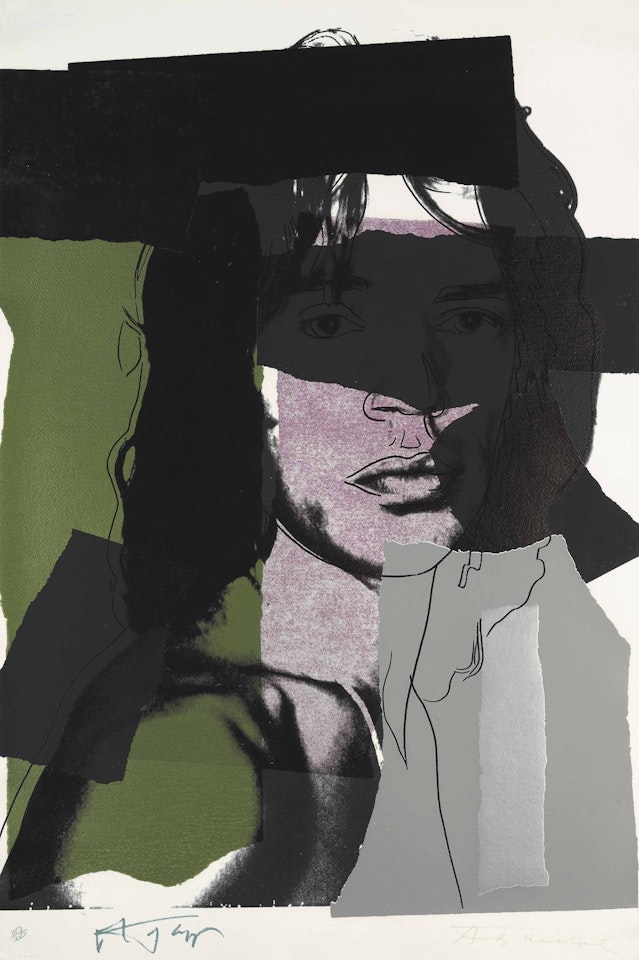 Mick Jagger by Andy Warhol