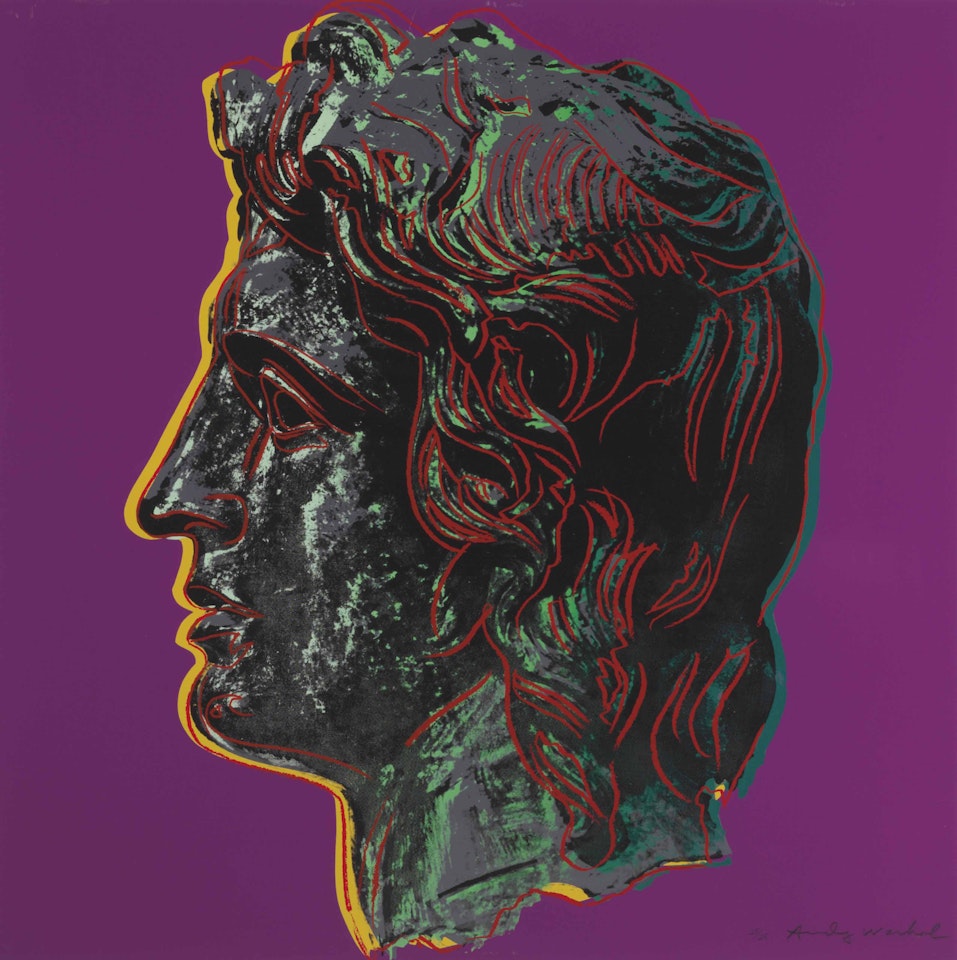 Alexander the Great : one plate by Andy Warhol