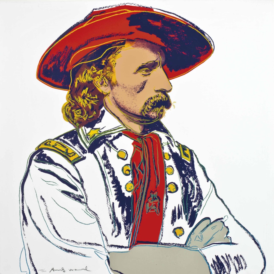 General Custer, from Cowboys and Indians by Andy Warhol