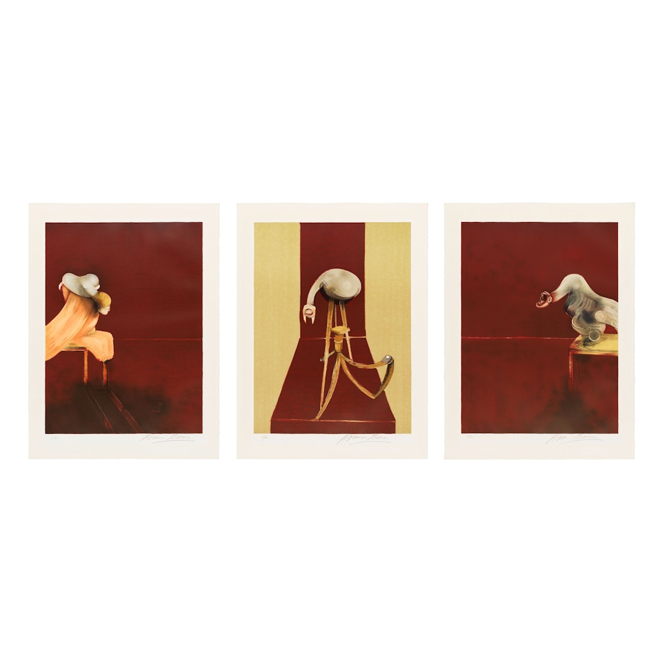 Deuxième version du triptyque 1944 (Sabatier 24) by Francis Bacon