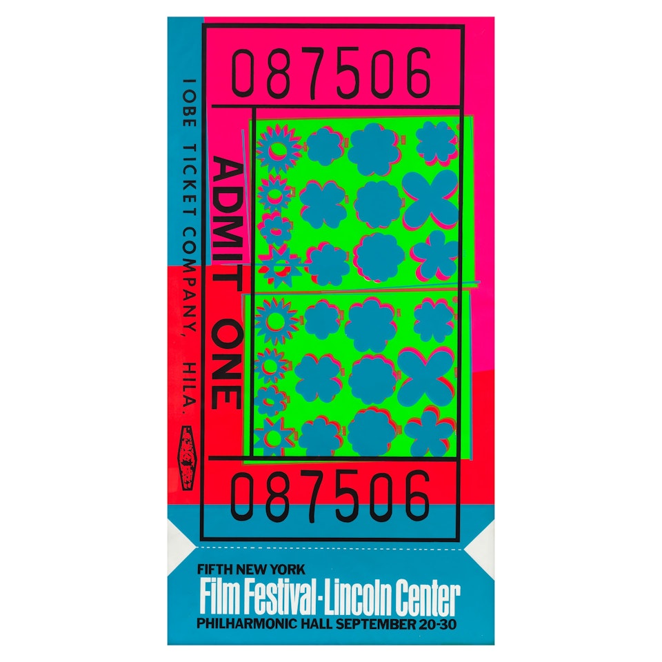 Lincoln Center Ticket (Feldman & Schellmann II.19) by Andy Warhol