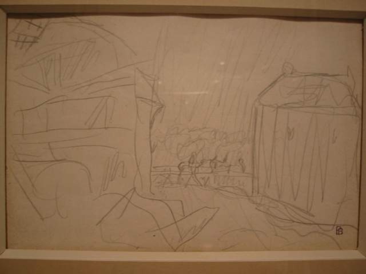 Vue de village by Pierre Bonnard