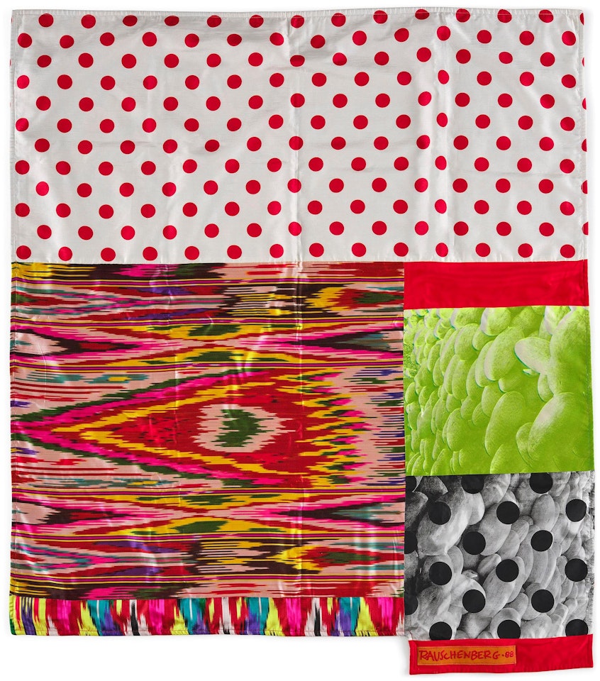 "Samarkand Stitches VII" by Robert Rauschenberg