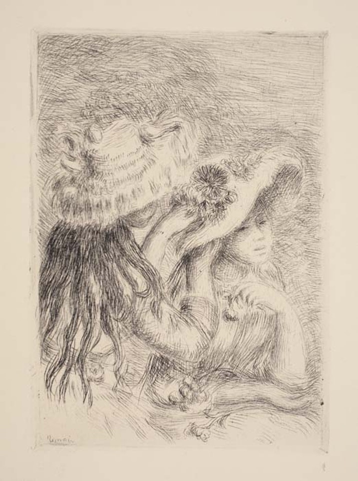 Le Chapeau Épinglé (3e planche) by Pierre-Auguste Renoir