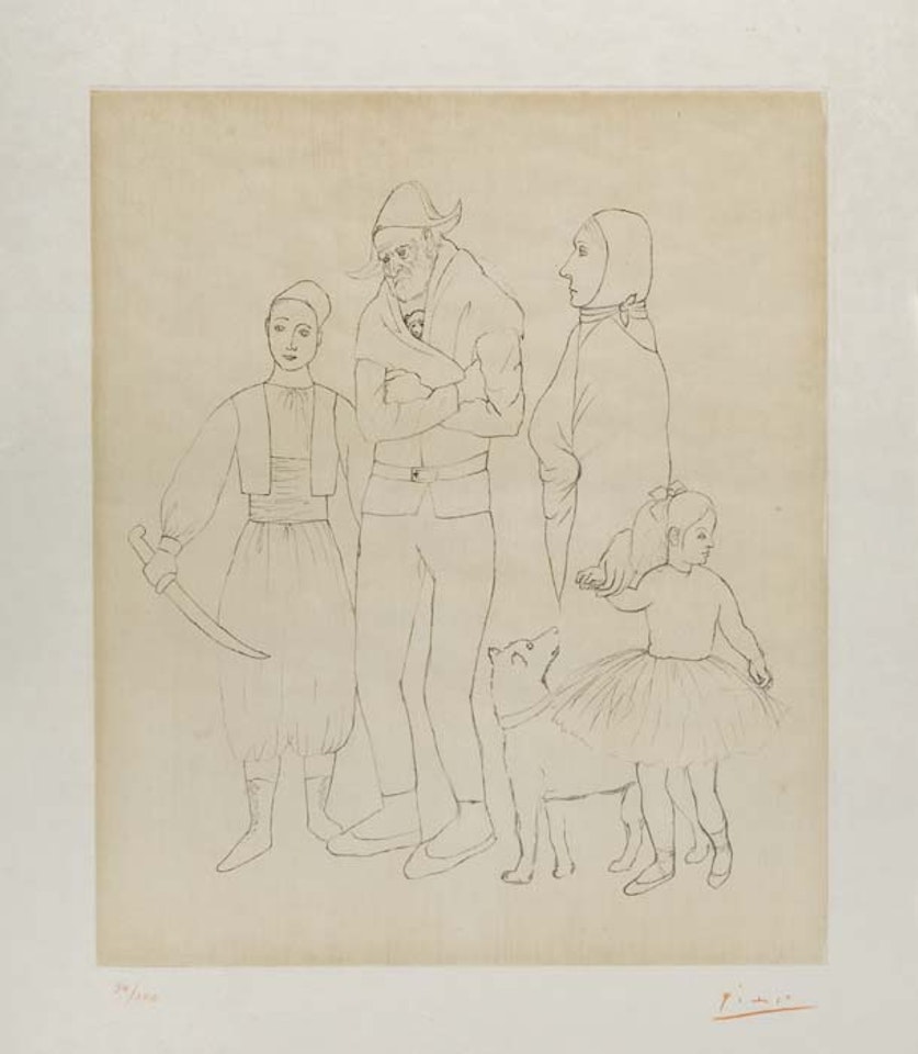 La Famille des Saltimbanques by Pablo Picasso