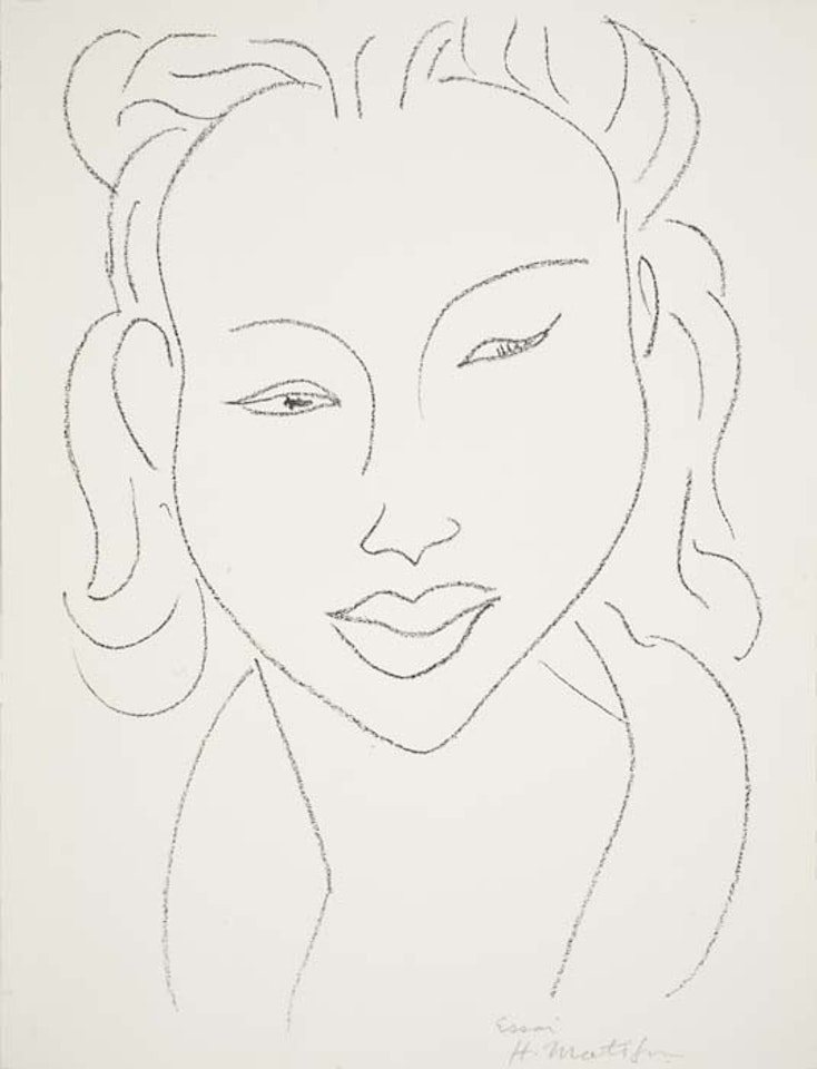 Chinoise au visage de face by Henri Matisse