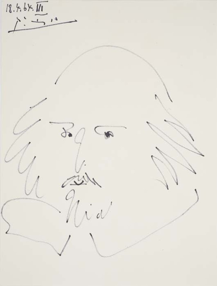 Portrait de Shakespeare by Pablo Picasso