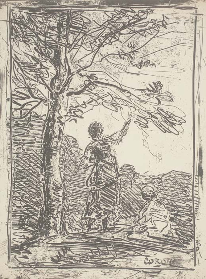 La Jeune Fille et la Mort by Jean Baptiste Camille Corot