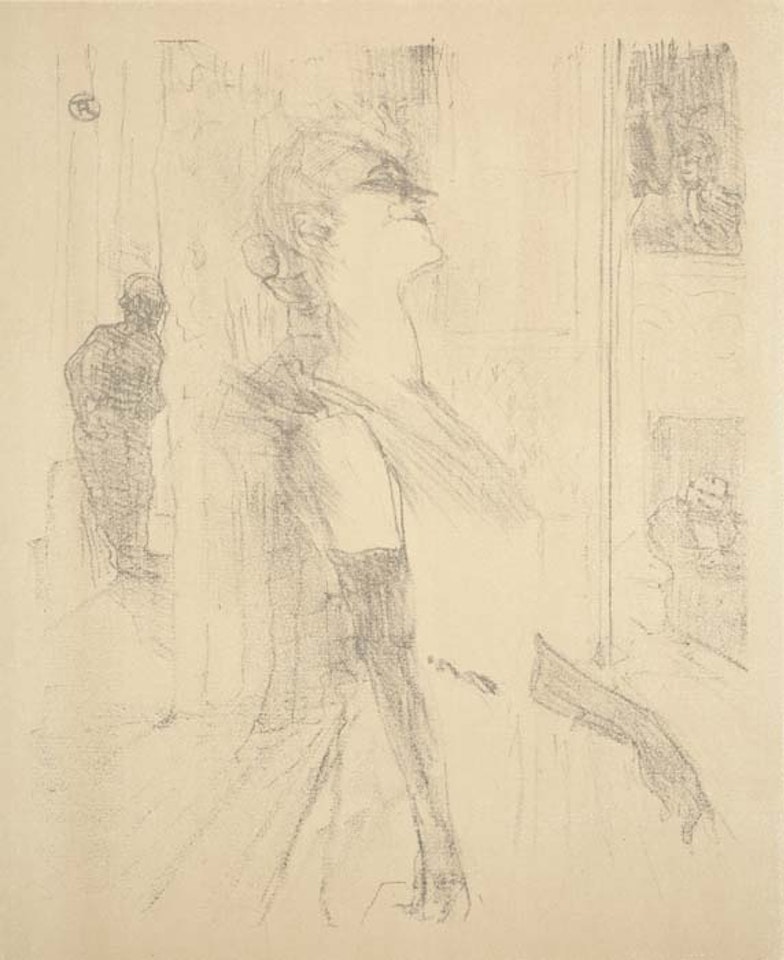 Yvette Guilbert, sur la Scène by Henri de Toulouse-Lautrec