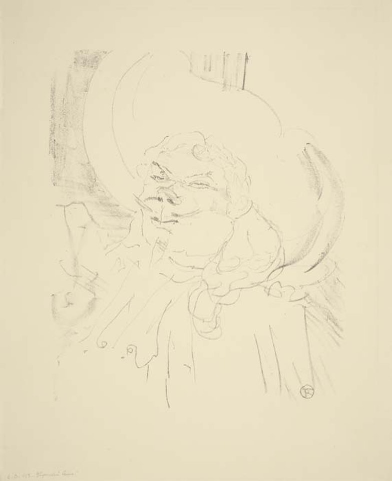 Coquelin Aîné by Henri de Toulouse-Lautrec