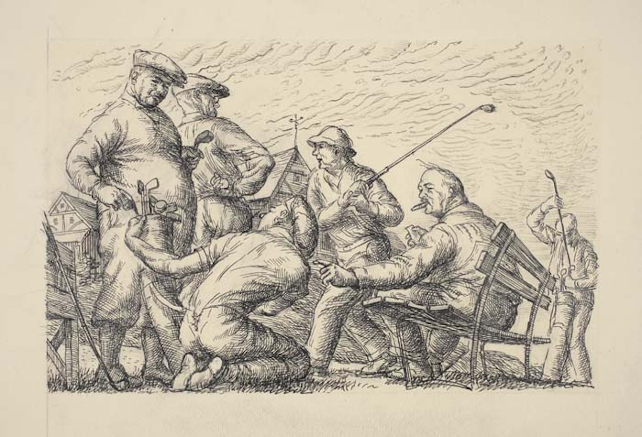 Aspects of Surburban Life: Golf by Paul Cadmus