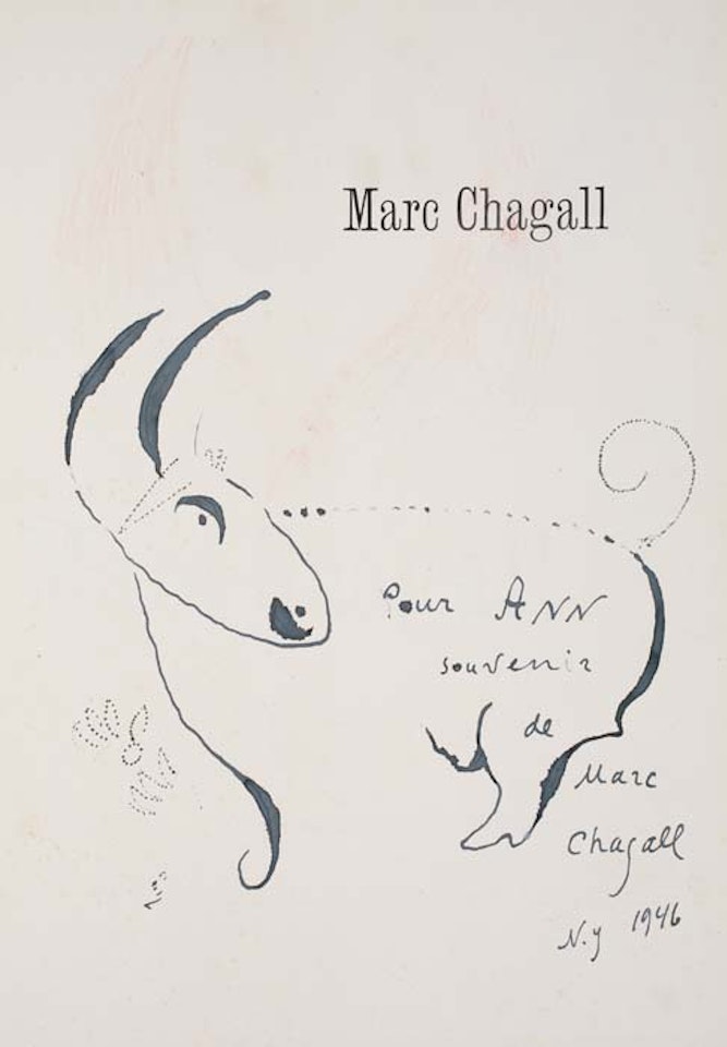 Chevre pour Ann by Marc Chagall