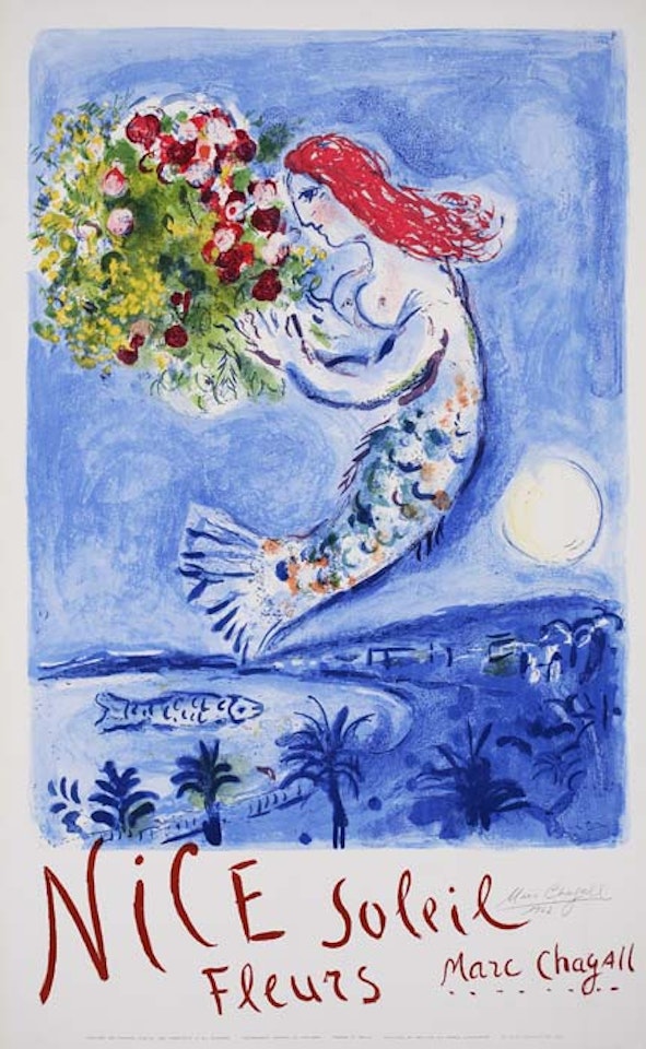 The Bay of Angels by Marc Chagall