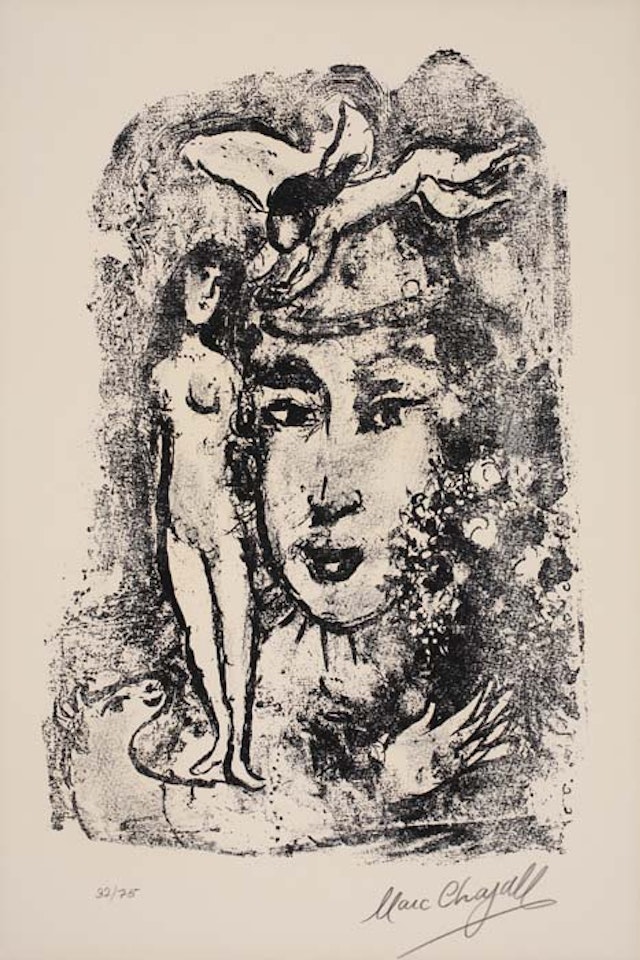 Le Clown blanc by Marc Chagall