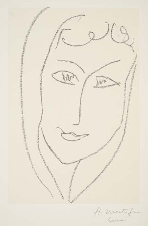Tête de femme by Henri Matisse
