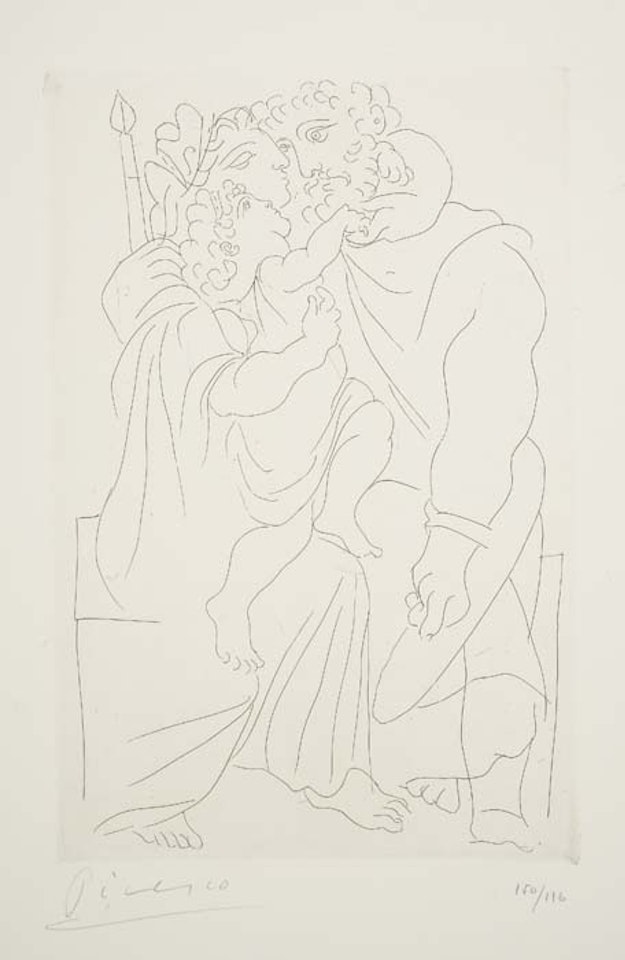 Couple et Enfant by Pablo Picasso