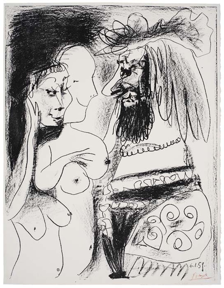 Le Vieux Roi by Pablo Picasso