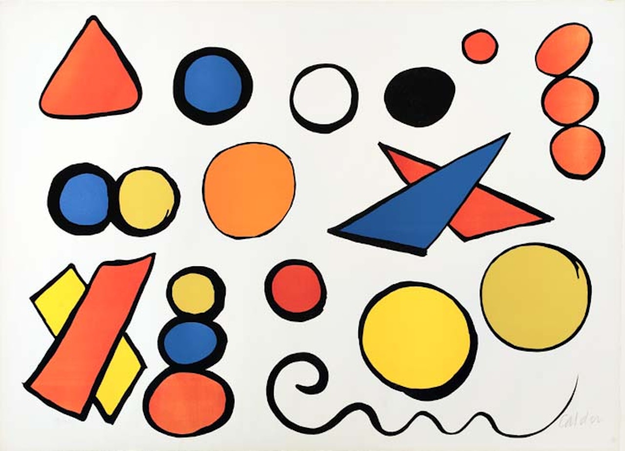 Alphabet et Serpent by Alexander Calder