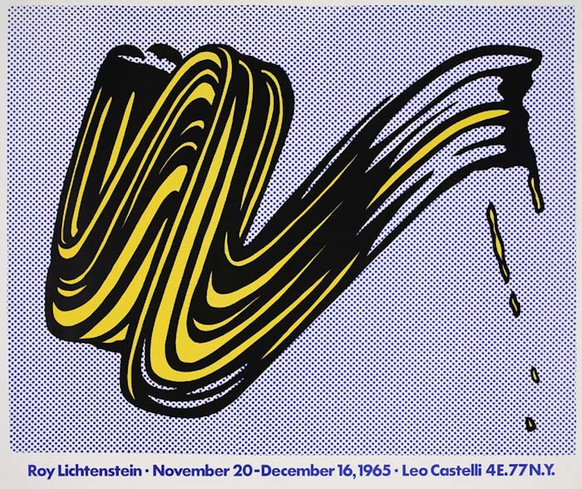 Brushstroke by Roy Lichtenstein