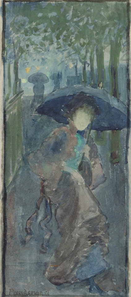 April Showers by Maurice Prendergast