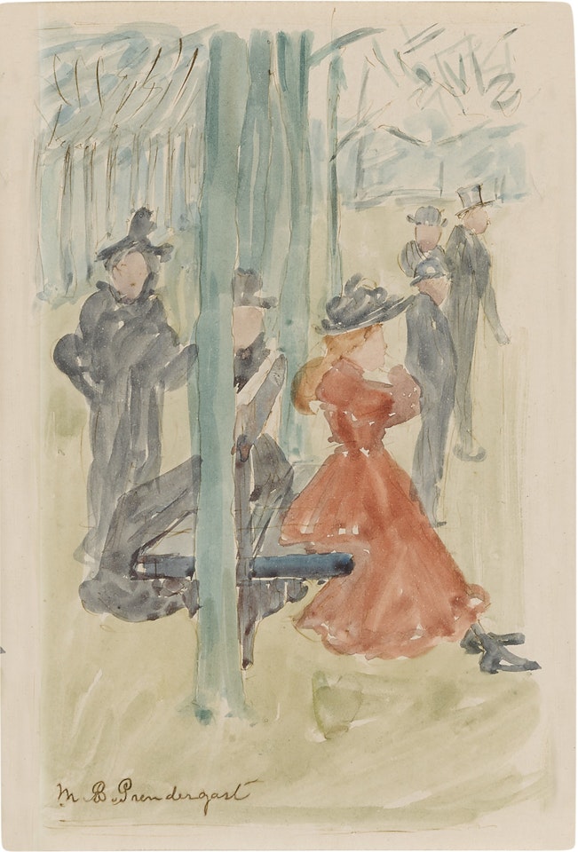 Park Scene (The Park) by Maurice Prendergast